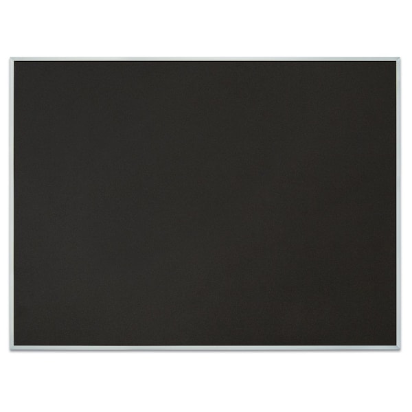 Corkboard, Fabric, Black, 1 Door, 36 x 36"